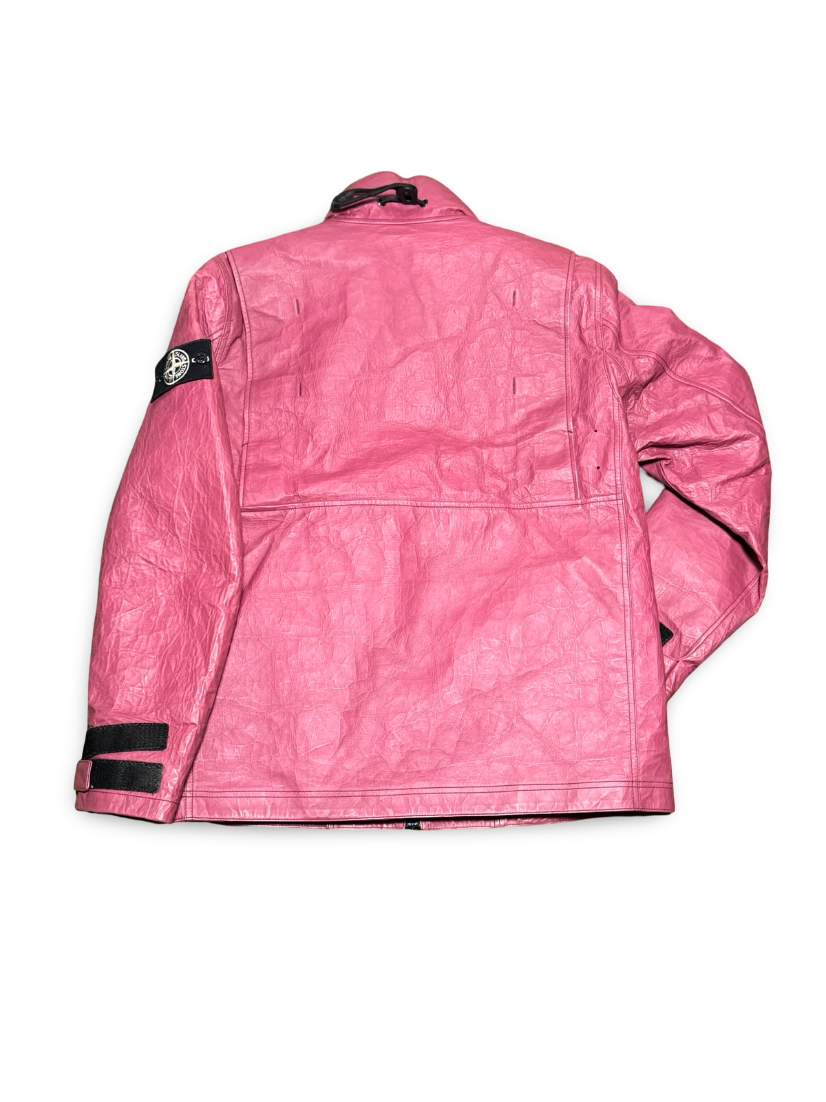 Stone Island Ice Jacket In Dyneema Bonded Leather