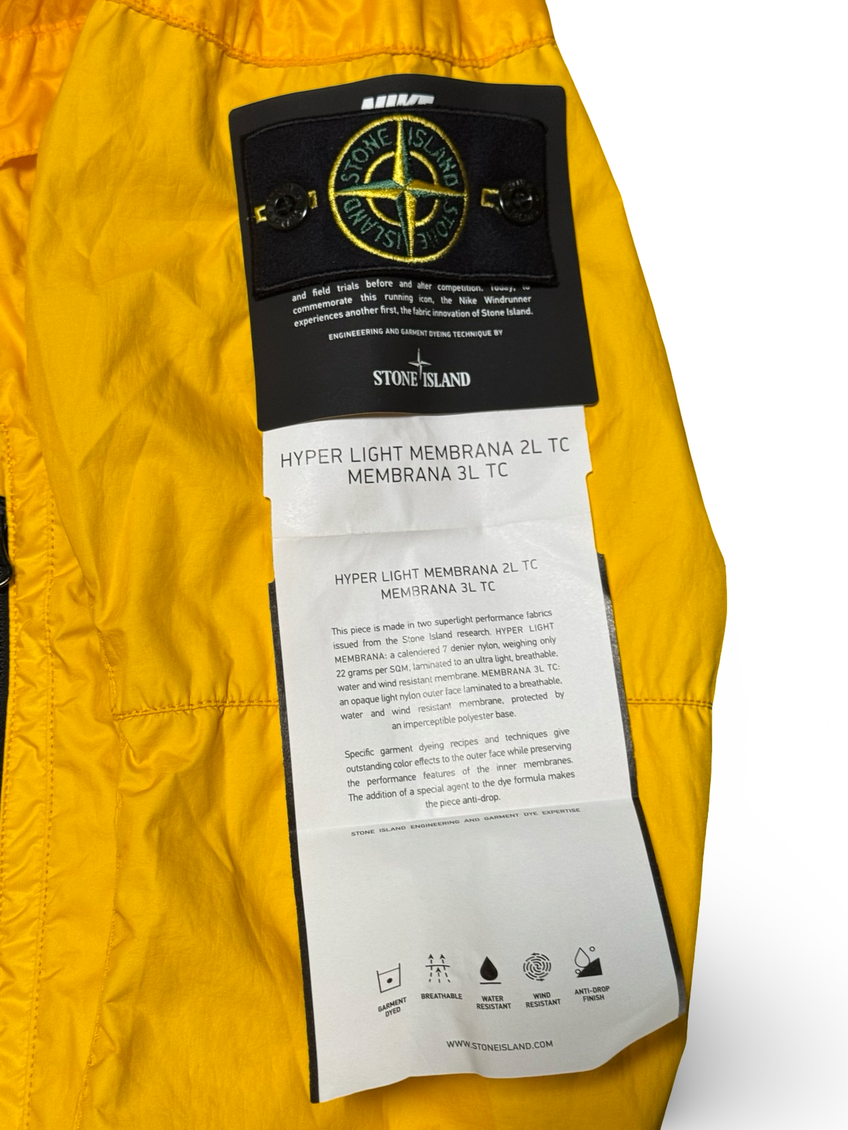 Stone Island x Nike Hyper Light Membrana 2L TC Membrana 3L TC