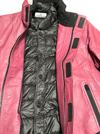 Stone Island Ice Jacket In Dyneema Bonded Leather