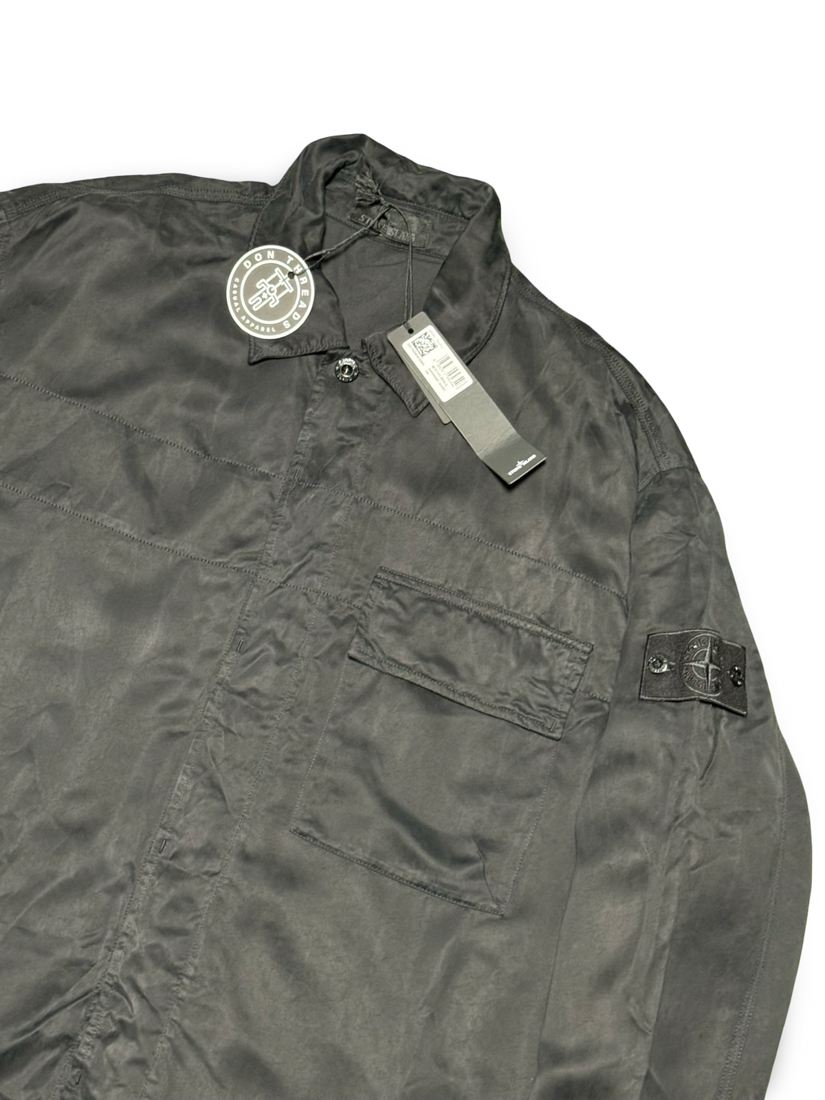 Stone Island Cupro Cotton Ghost Project Overshirt