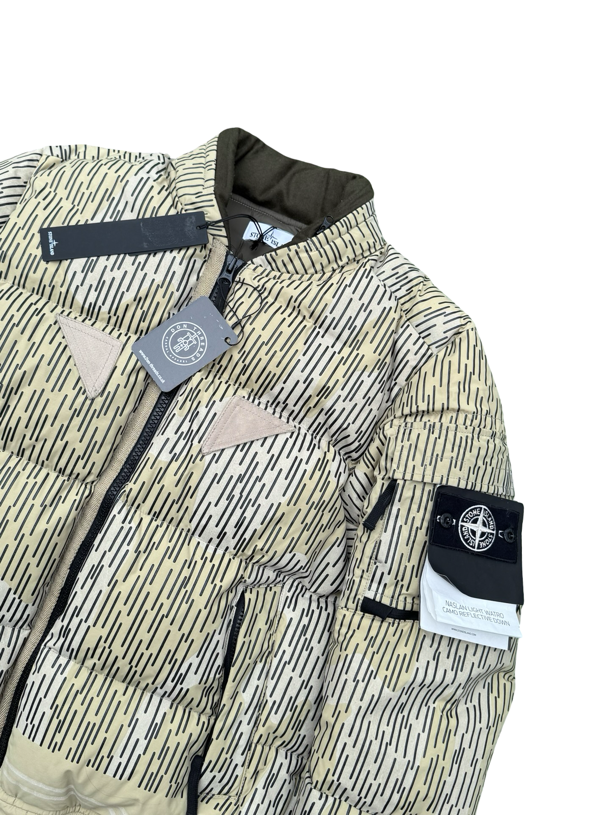 Stone Island Naslan Light Watro Camo Reflective Down