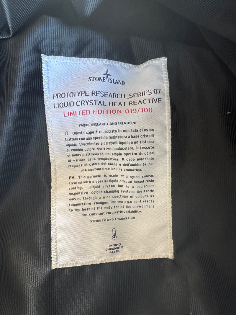 Stone Island Prototype Research_Series 07 Liquid Crystal Heat Reactive Limited Edition