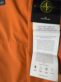 Stone Island Light Soft Shell-R e.dye Technology In Recycled Polyester