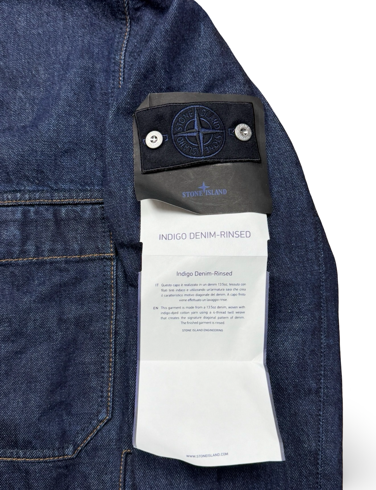 Stone Island Indigo Denim-Rinsed