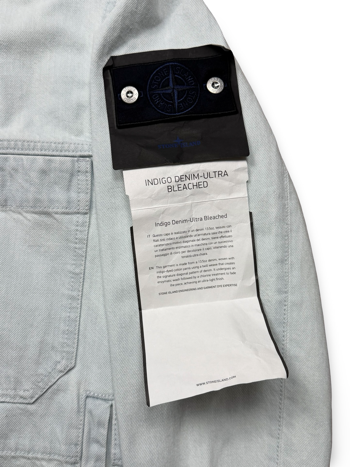 Stone Island Indigo Denim-Ultra Bleached