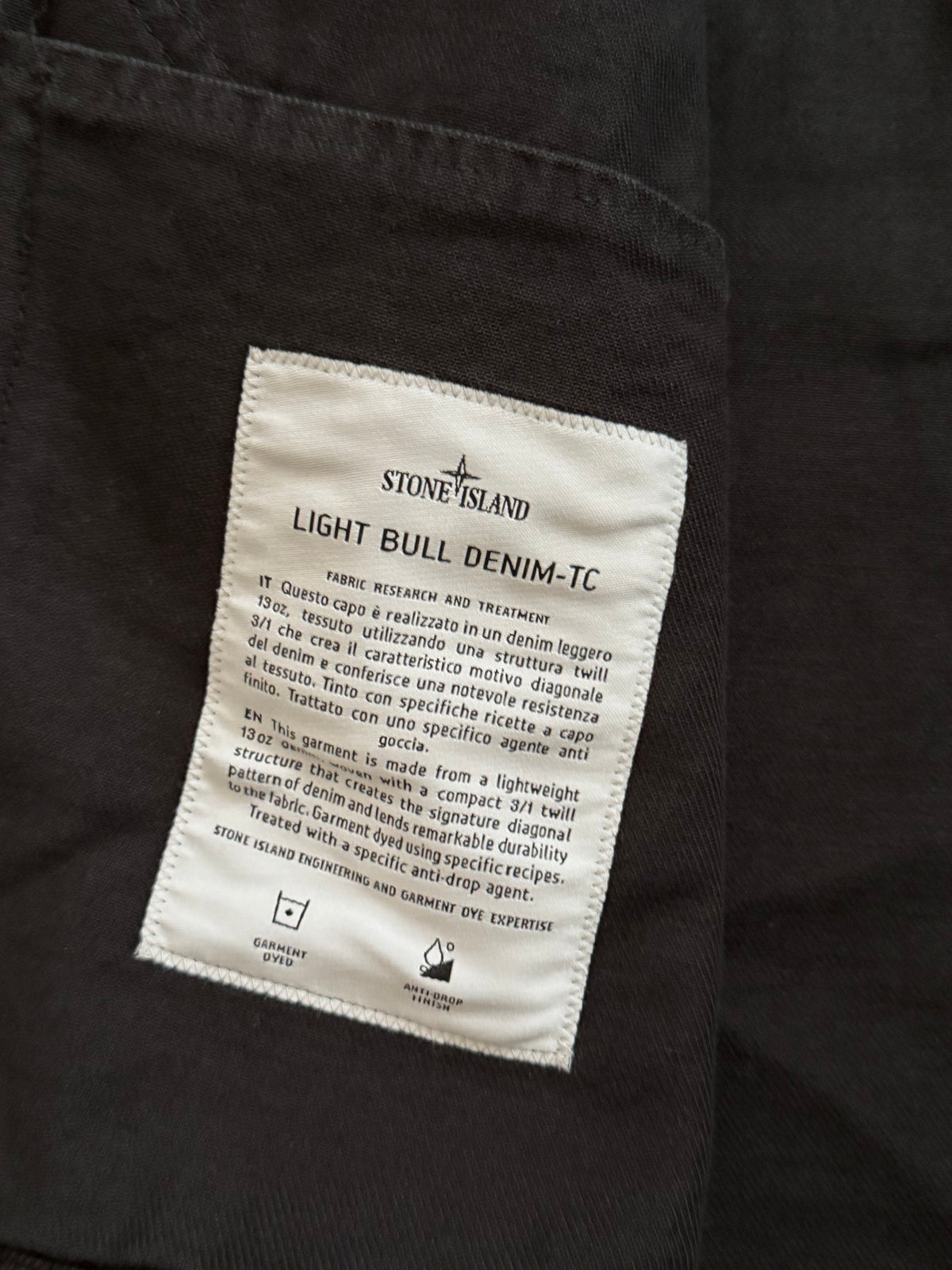 Stone Island Light Bull Denim-TC