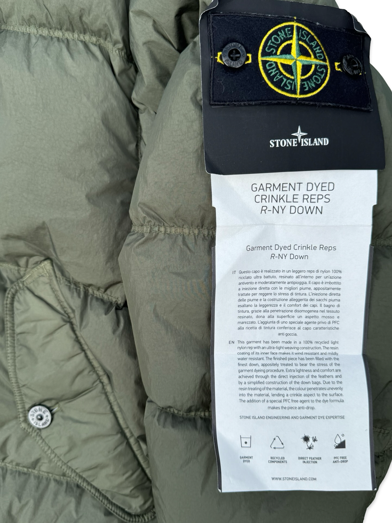 Stone Island Garment Dyed Crinkle Reps R-NY Down