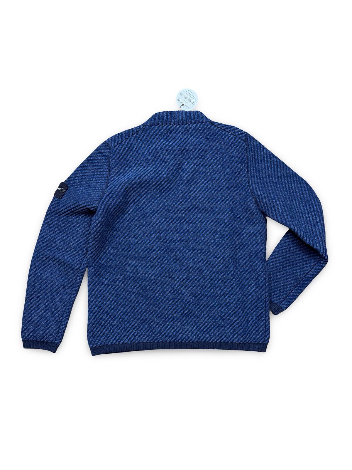 Stone Island Polypropylene Denim Knit Crewneck
