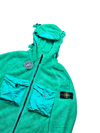 Stone Island Double Pocket Teddy Fleece Zip Up
