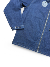 Stone Island Indigo Denim Rinsed Zip Overshirt