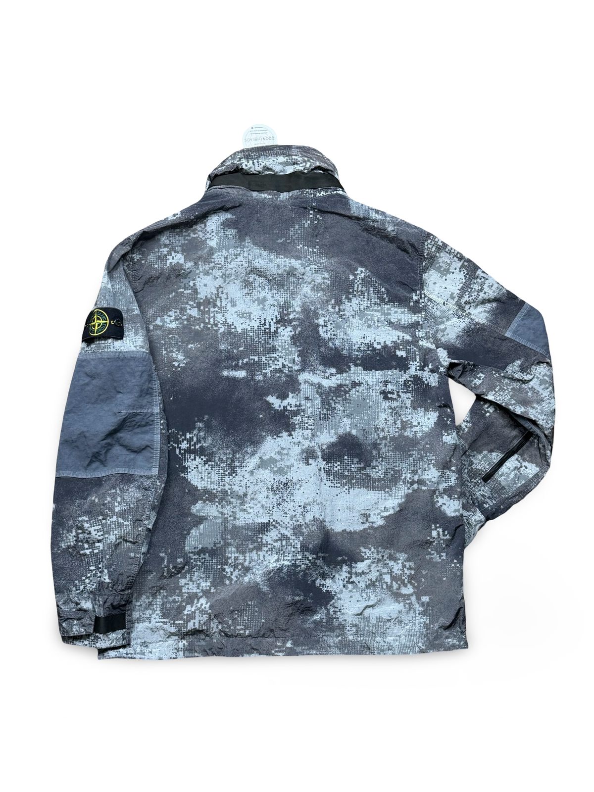 Stone Island Dissolving Grid Camo On Econyl Regenerated Nylon