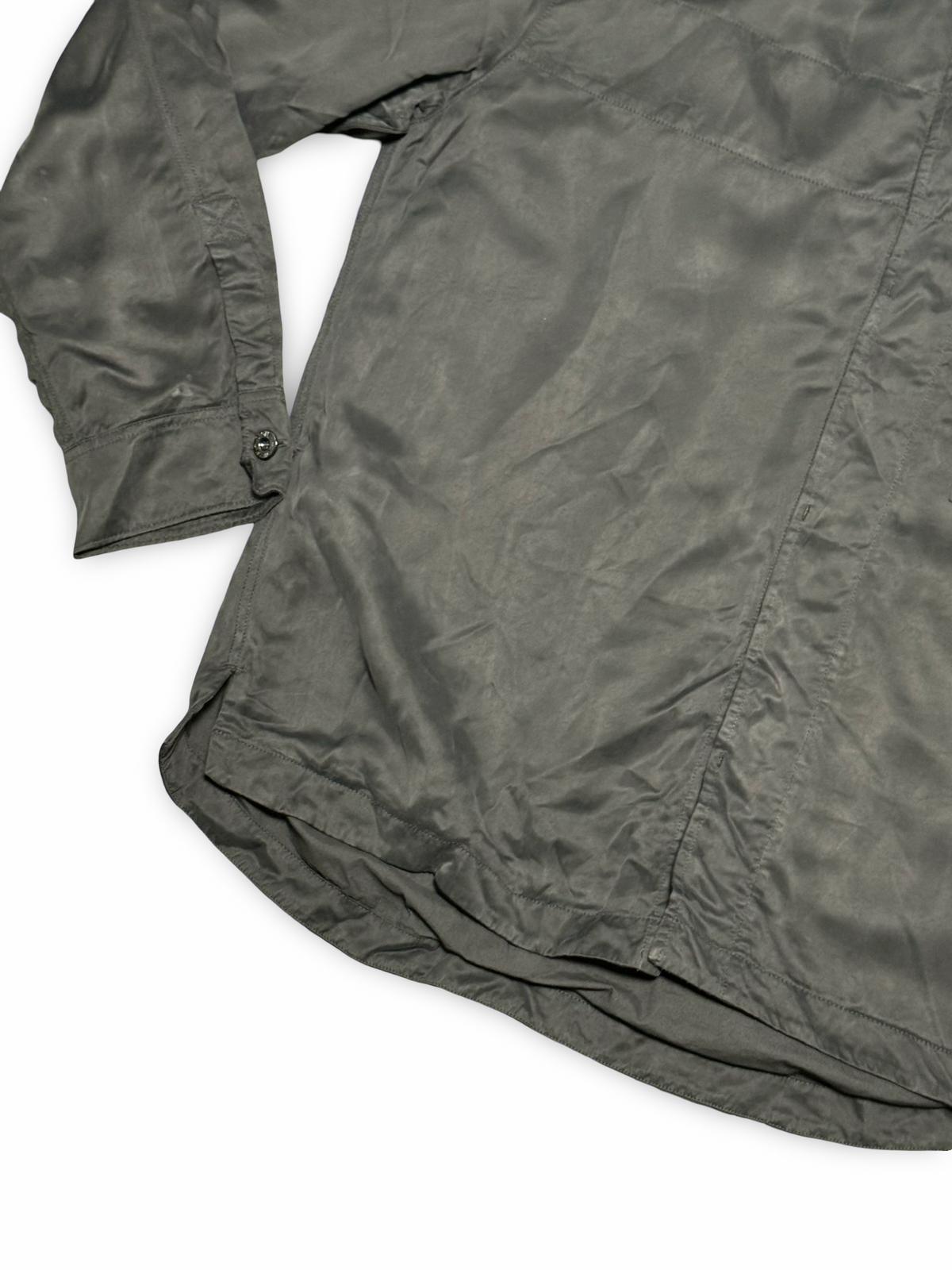 Stone Island Cupro Cotton Ghost Project Overshirt