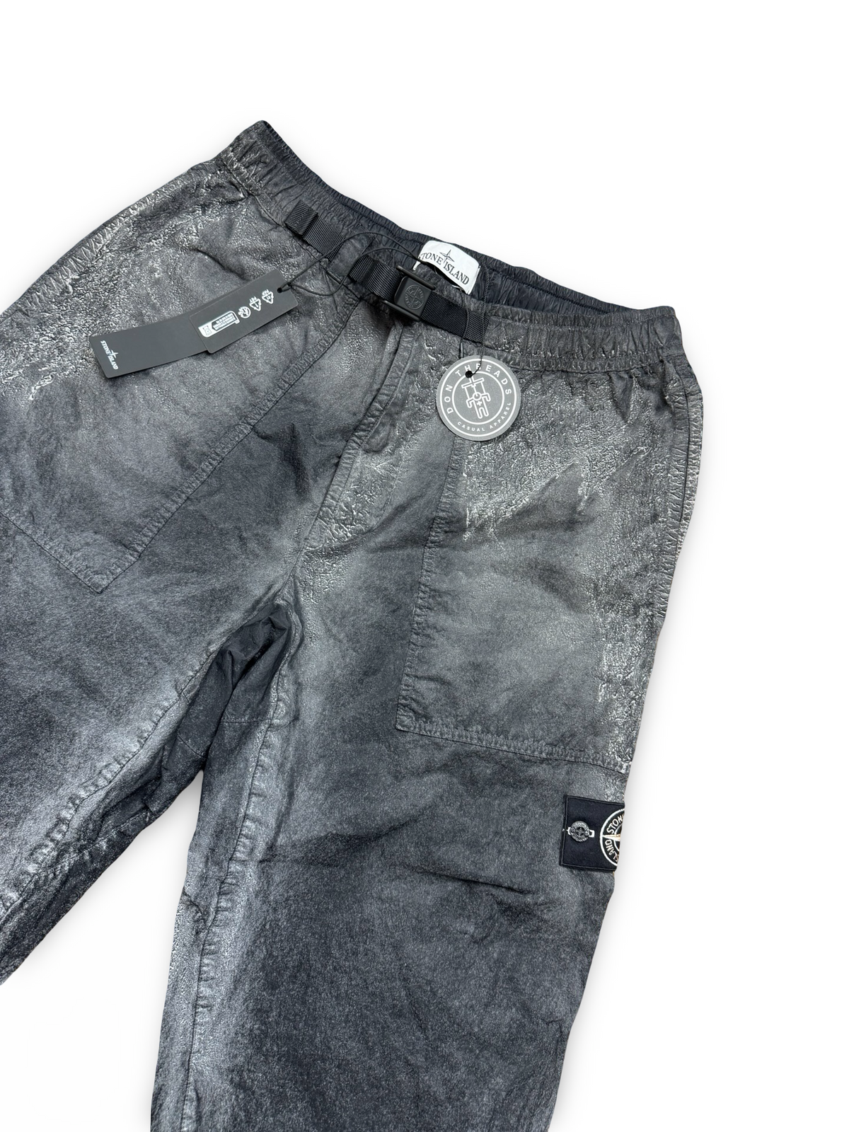 Stone Island Dense Nylon-TC Hand Sprayed Reflective Cargo Trousers