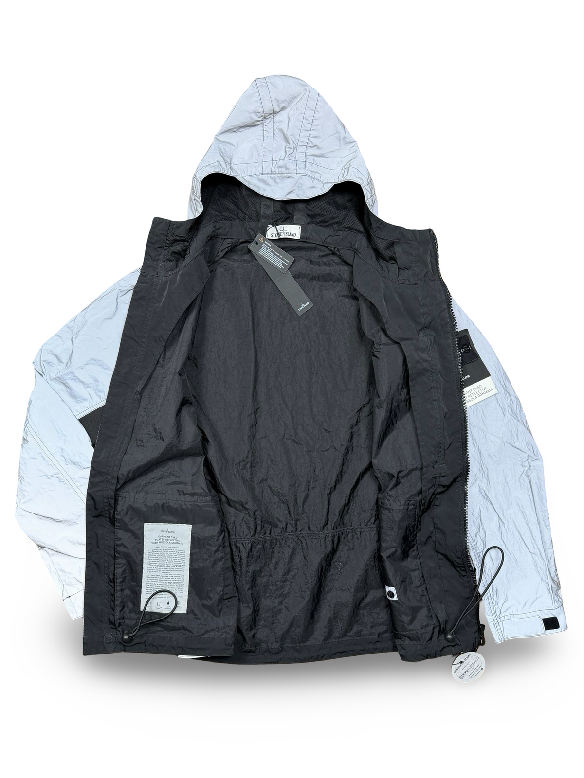 Stone Island Garment Dyed Plated Reflective With Mussola Gomata