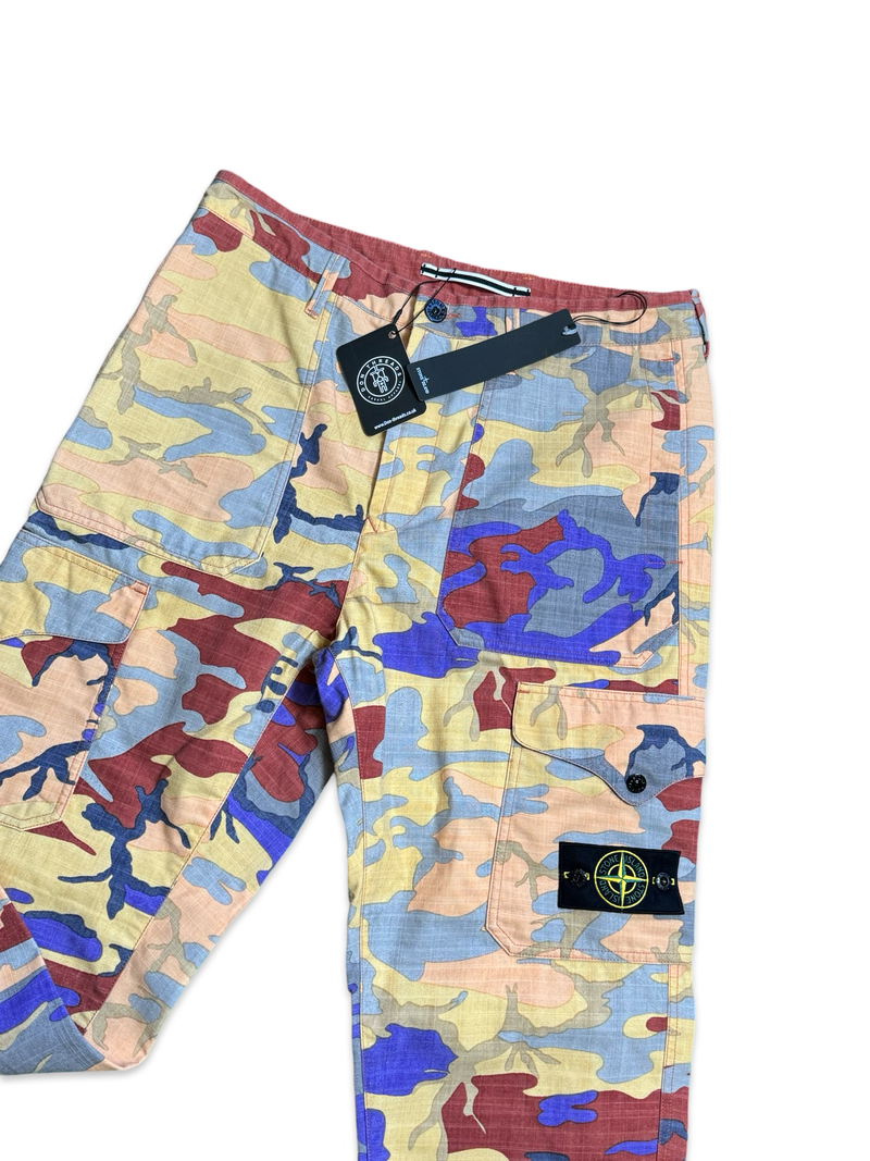 Stone Island Heritage Camo Cargo Trousers