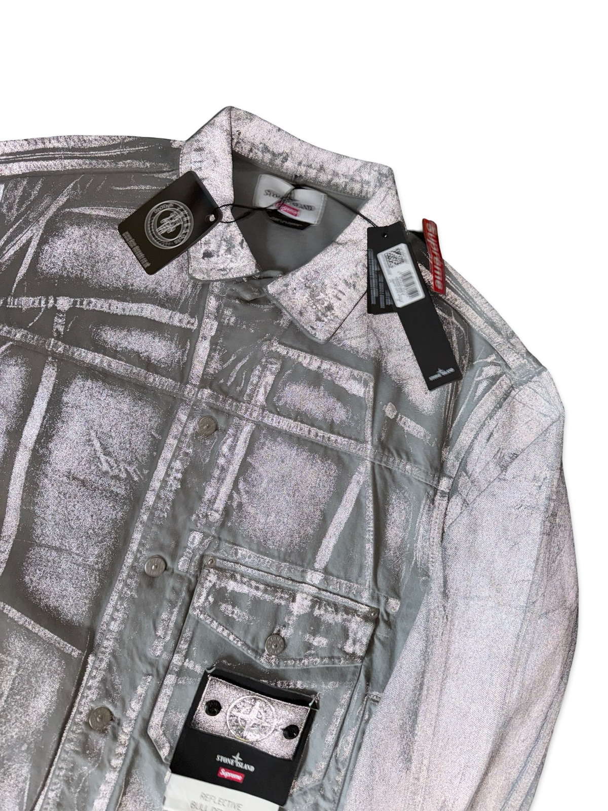 Stone Island Reflective Bull Denim-TC