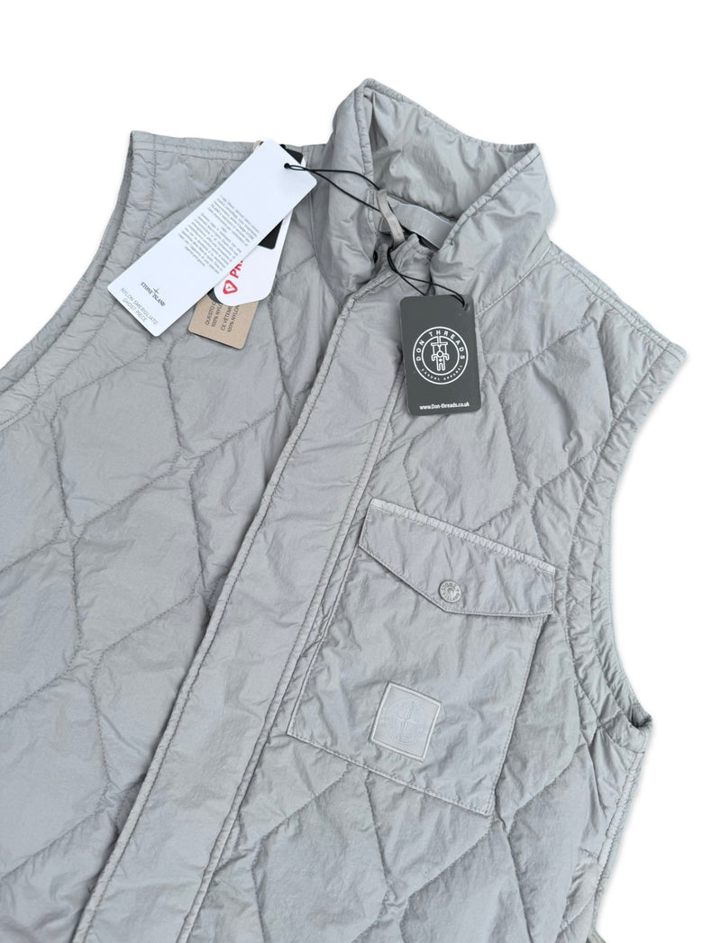 Stone Island Ghost Project Nylon Smerigliato Gilet With Primaloft TC