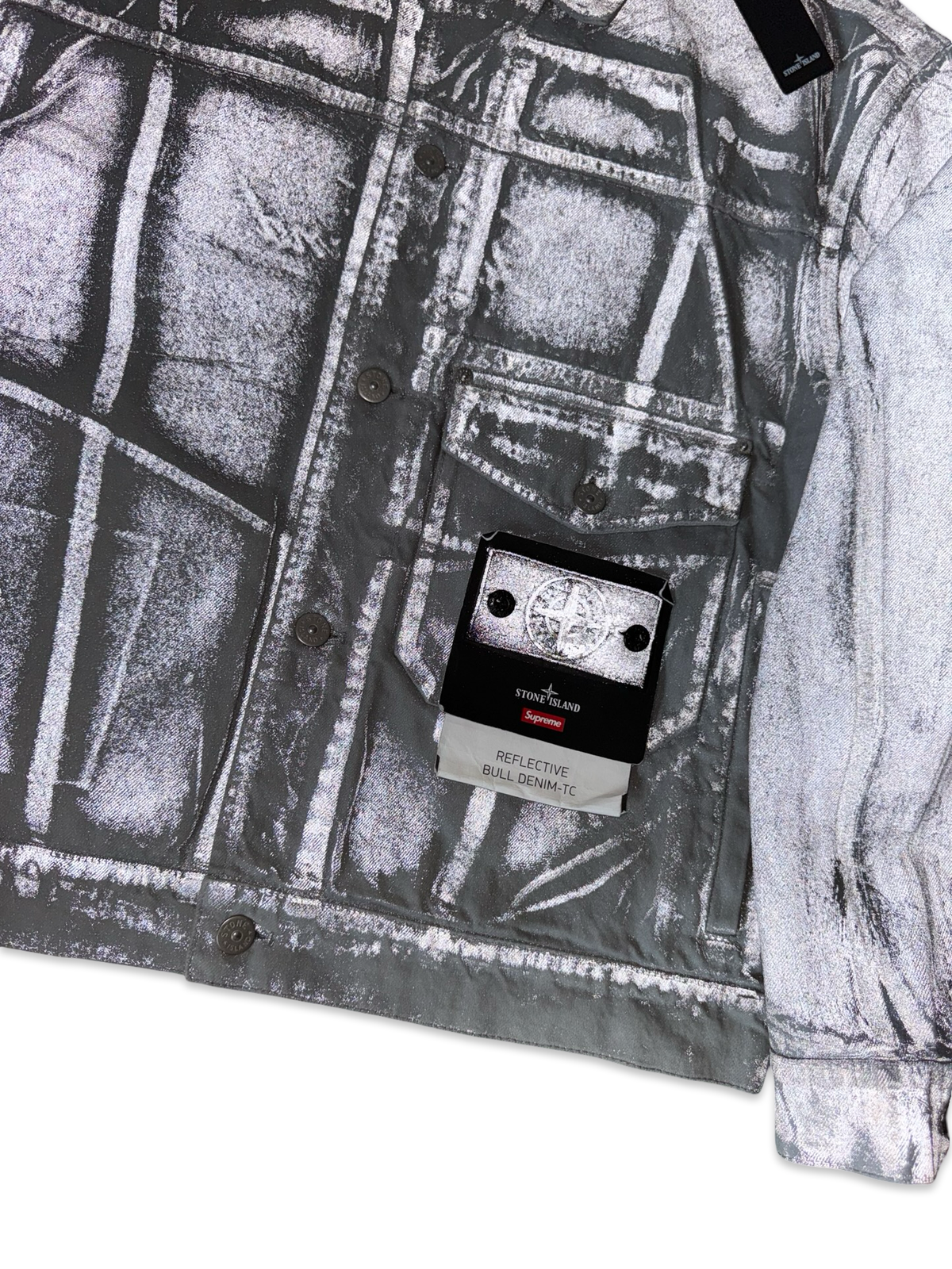 Stone Island Reflective Bull Denim-TC