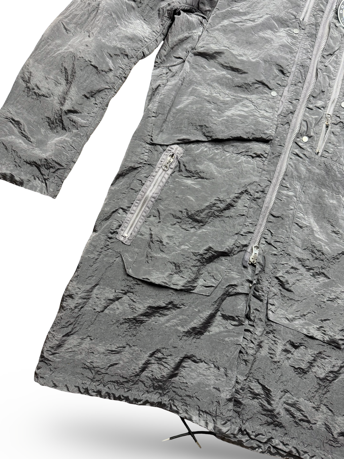 Stone Island Stripped Nylon Metal Parka