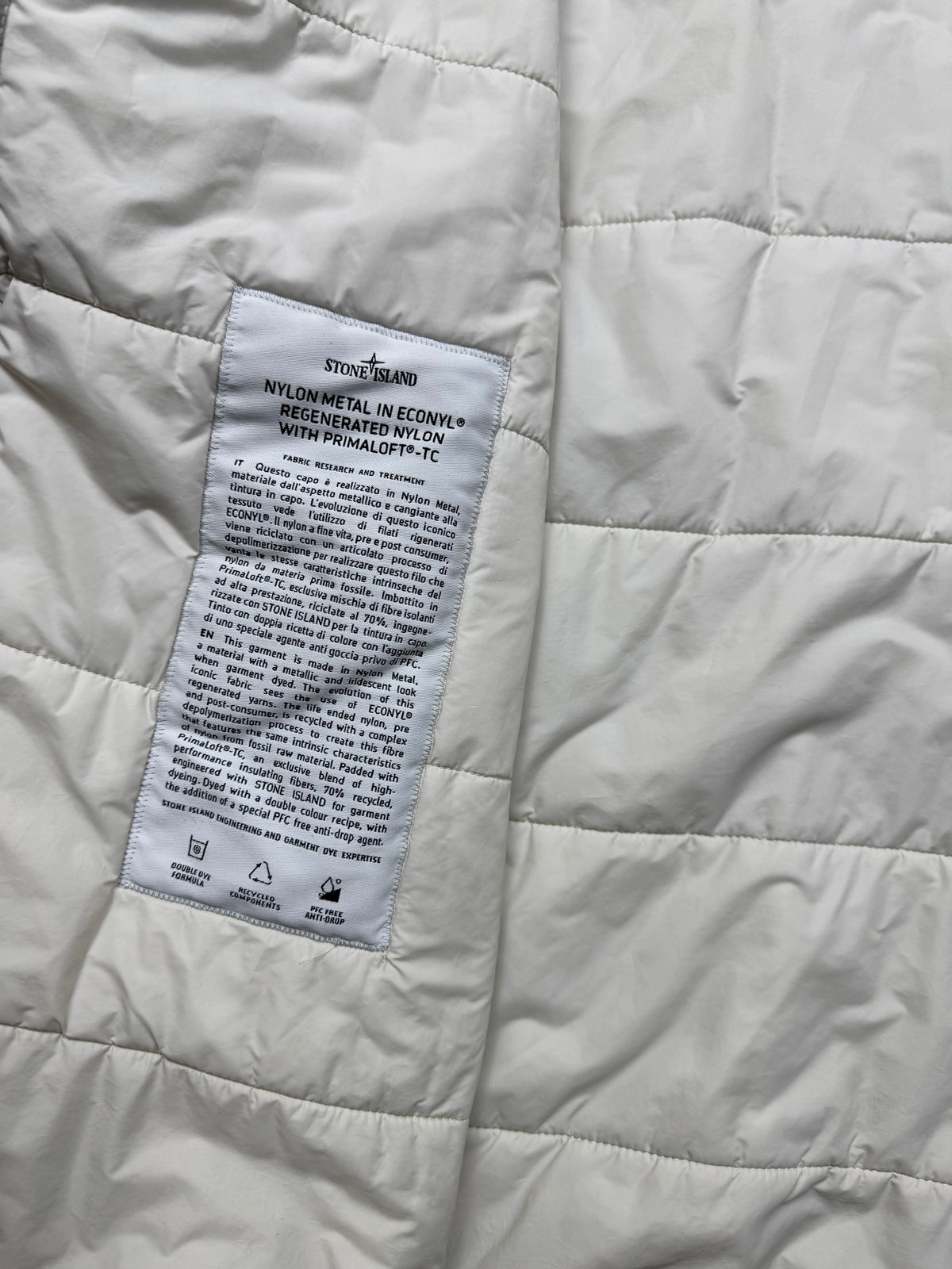 Stone Island Nylon Metal In Econyl Regenerated Nylon With Primaloft-TC