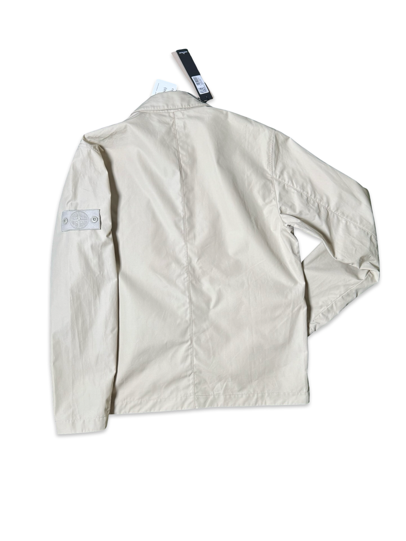 Stone Island Ghost Project Cotton Canvas Overshirt