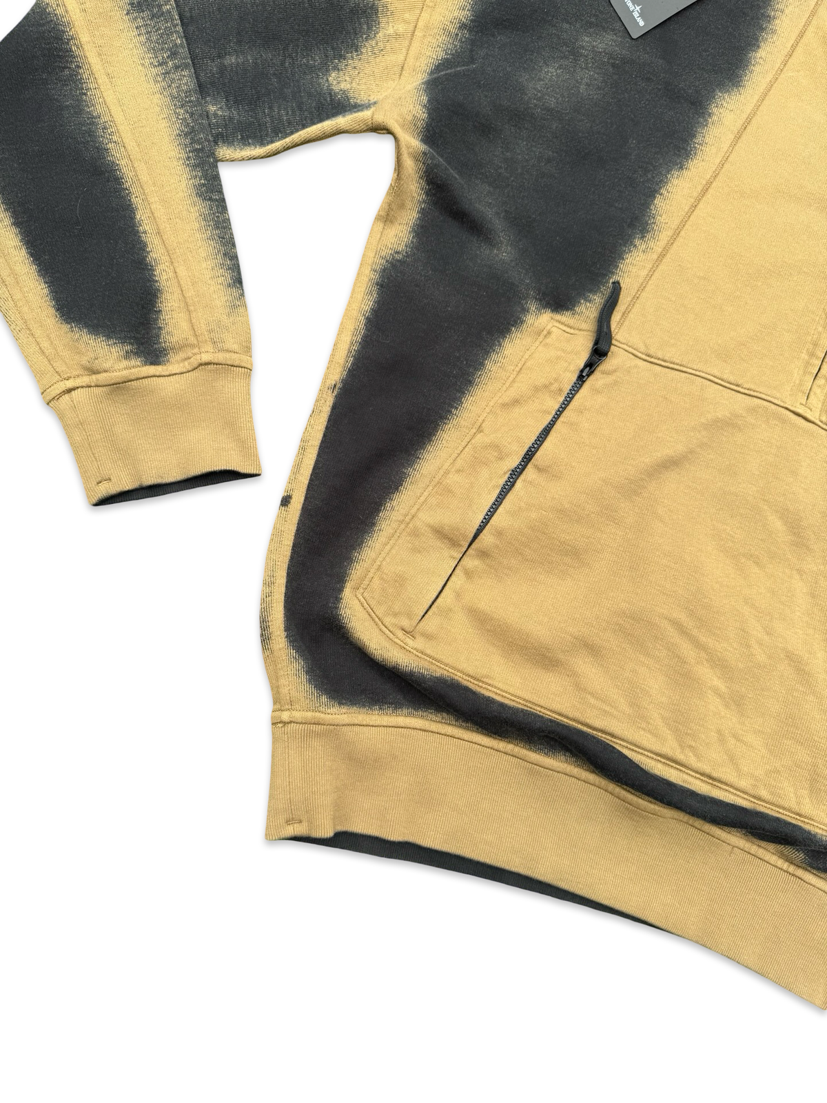 Stone Island Hand Sprayed Airbrush Treatment Half Zip