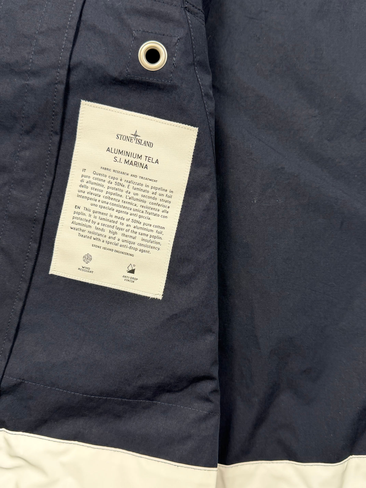 Stone Island Aluminium Tela S.I Marina