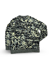 Stone Island Pixel Camo Crewneck Knit
