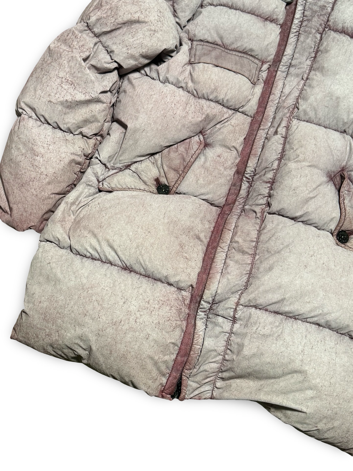 Stone Island Tela Nylon Down With Dust Colour Frost Finish