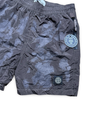 Stone Island Hand Printed Camouflage Nylon Metal Shorts