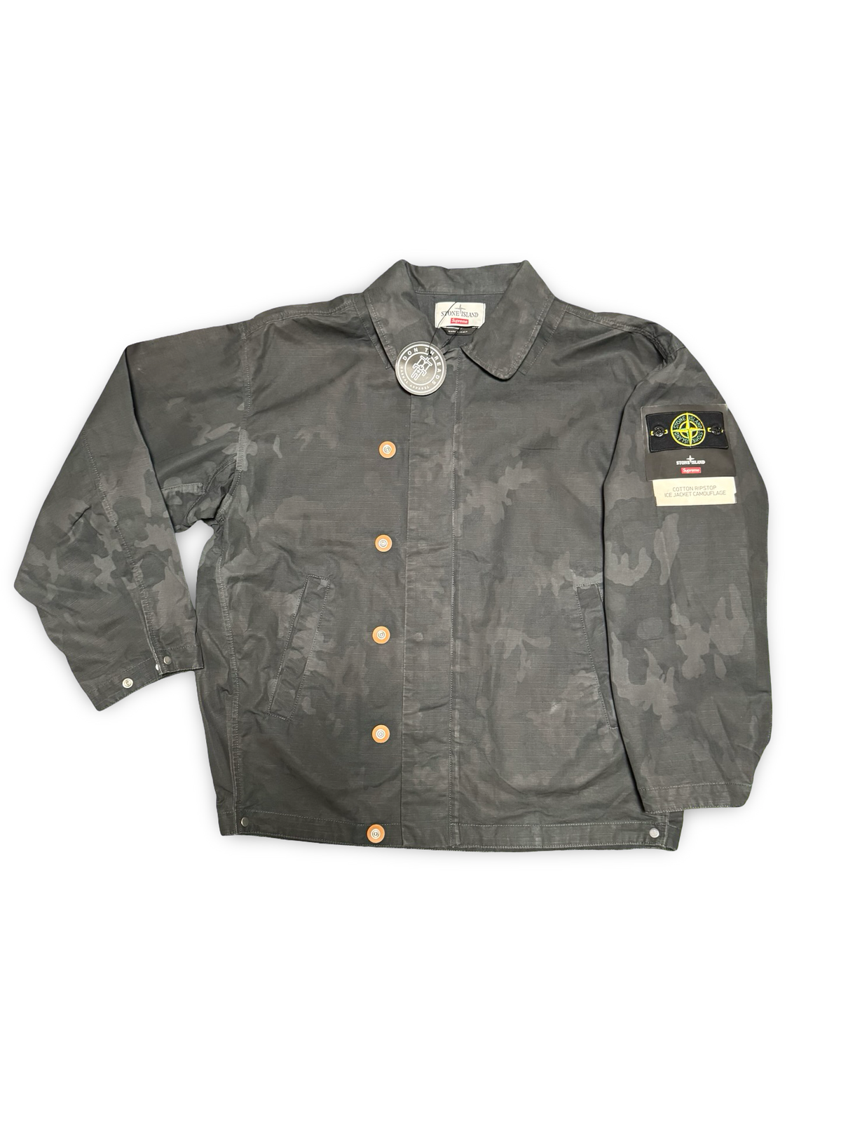 Stone Island x Supreme Cotton Ripstop Ice Jacket Camoflage