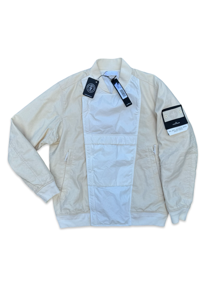 Stone Island Mil_Spec_Diagonal Wool Ghost Piece