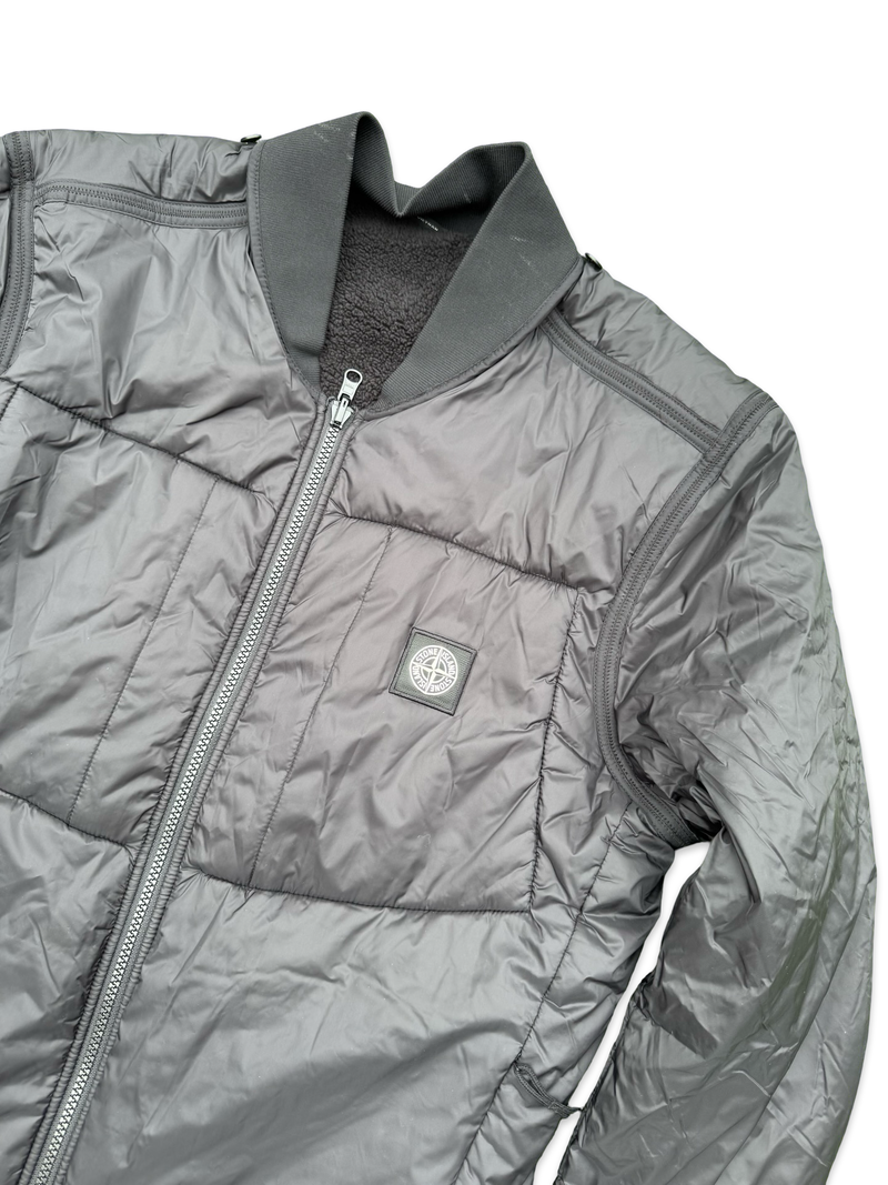 Stone Island Iridescent Coating Tela With Reflex Mat