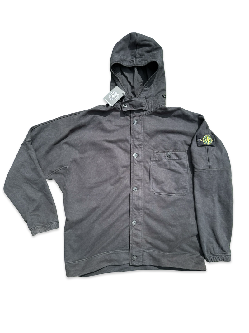 Stone Island Button Up Hoodie