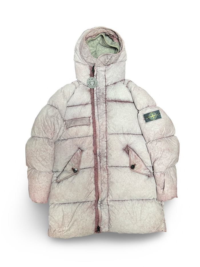 Stone Island Tela Nylon Down With Dust Colour Frost Finish