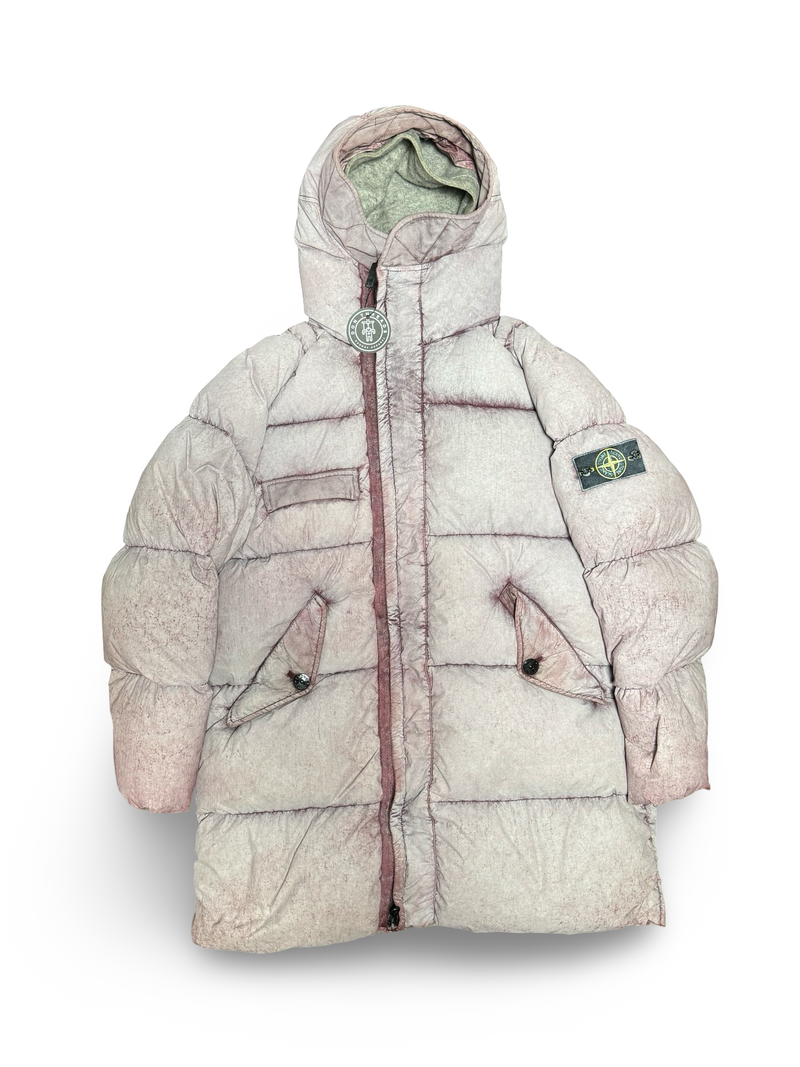Stone Island Tela Nylon Down With Dust Colour Frost Finish