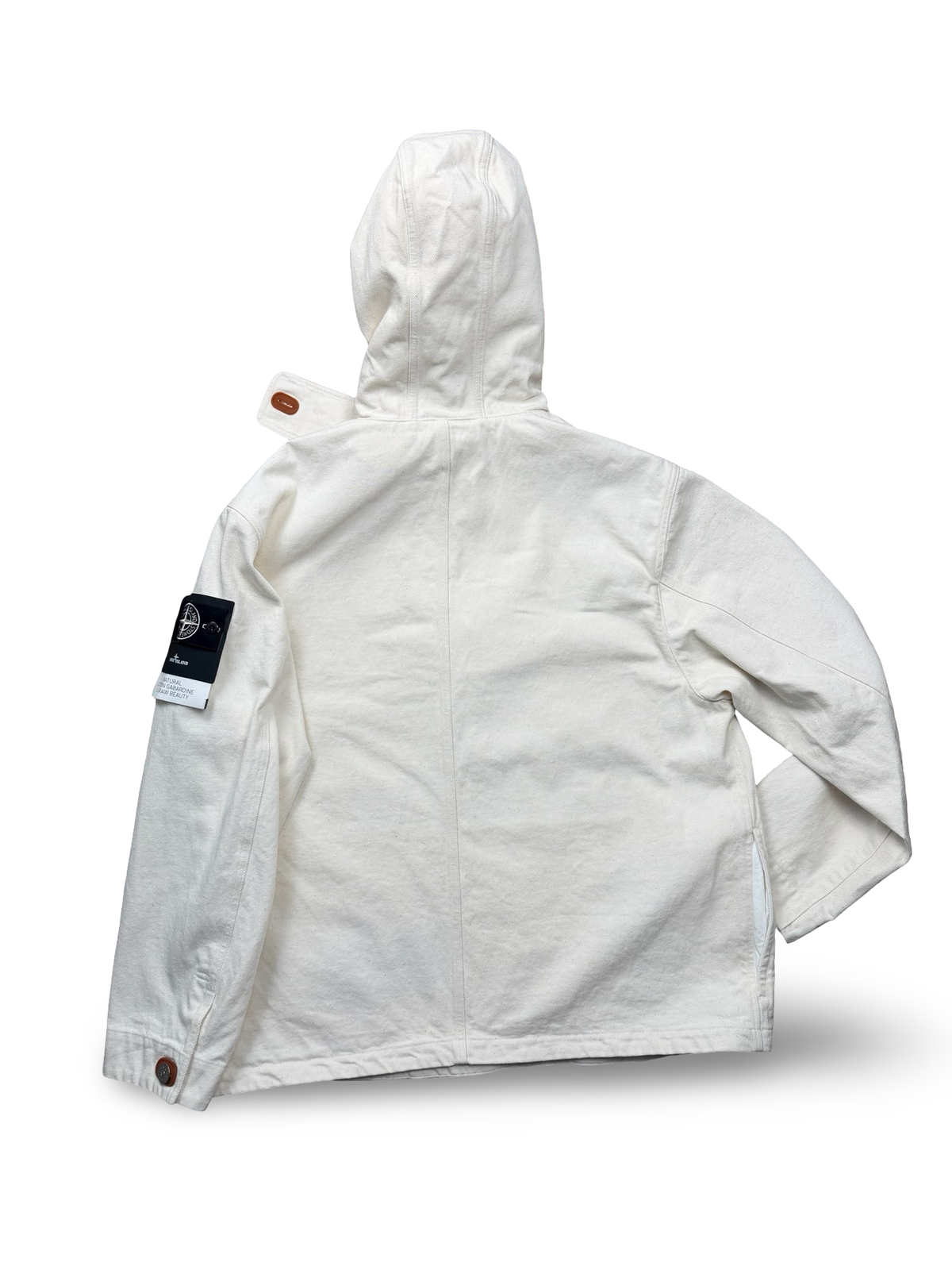 Stone Island Natural Cotton Gabardine S.I. Raw Beauty