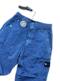 Stone Island Hollow Fibre Nylon Indigo-TC + Corrosion Cargo Trousers