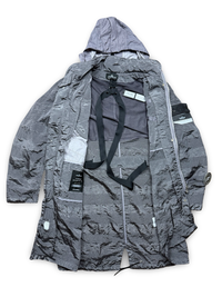 Stone Island Stripped Nylon Metal Parka