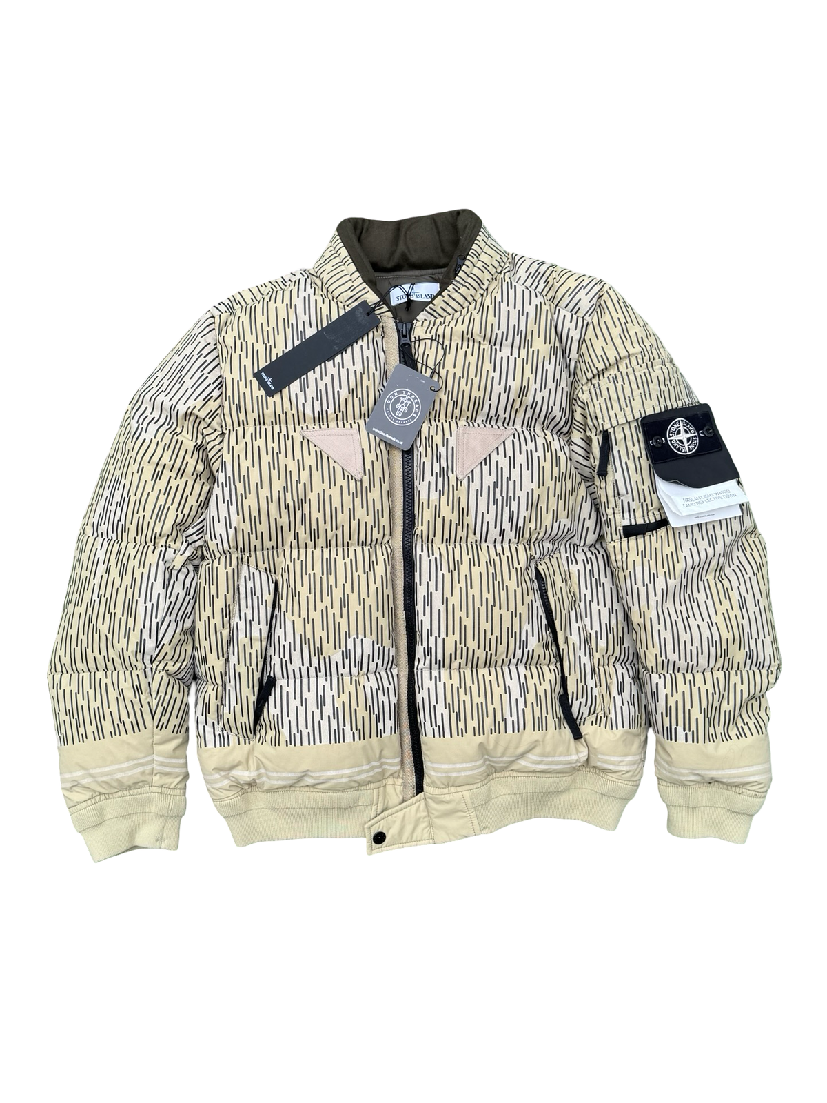 Stone Island Naslan Light Watro Camo Reflective Down