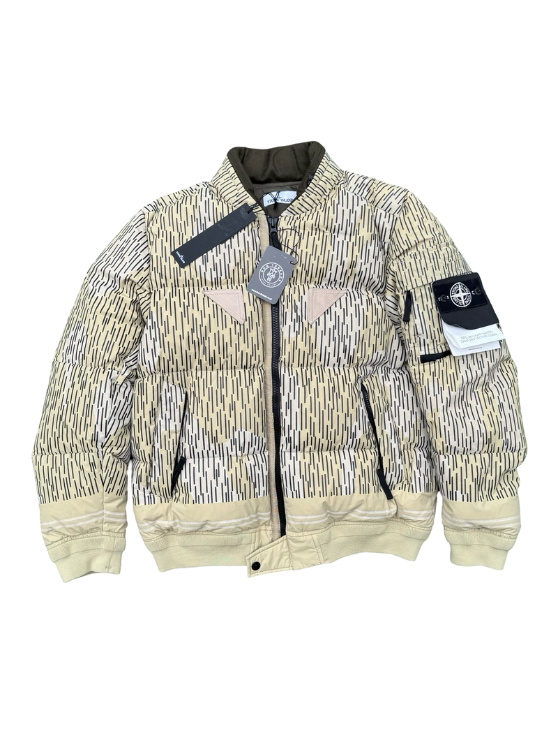Stone Island Naslan Light Watro Camo Reflective Down