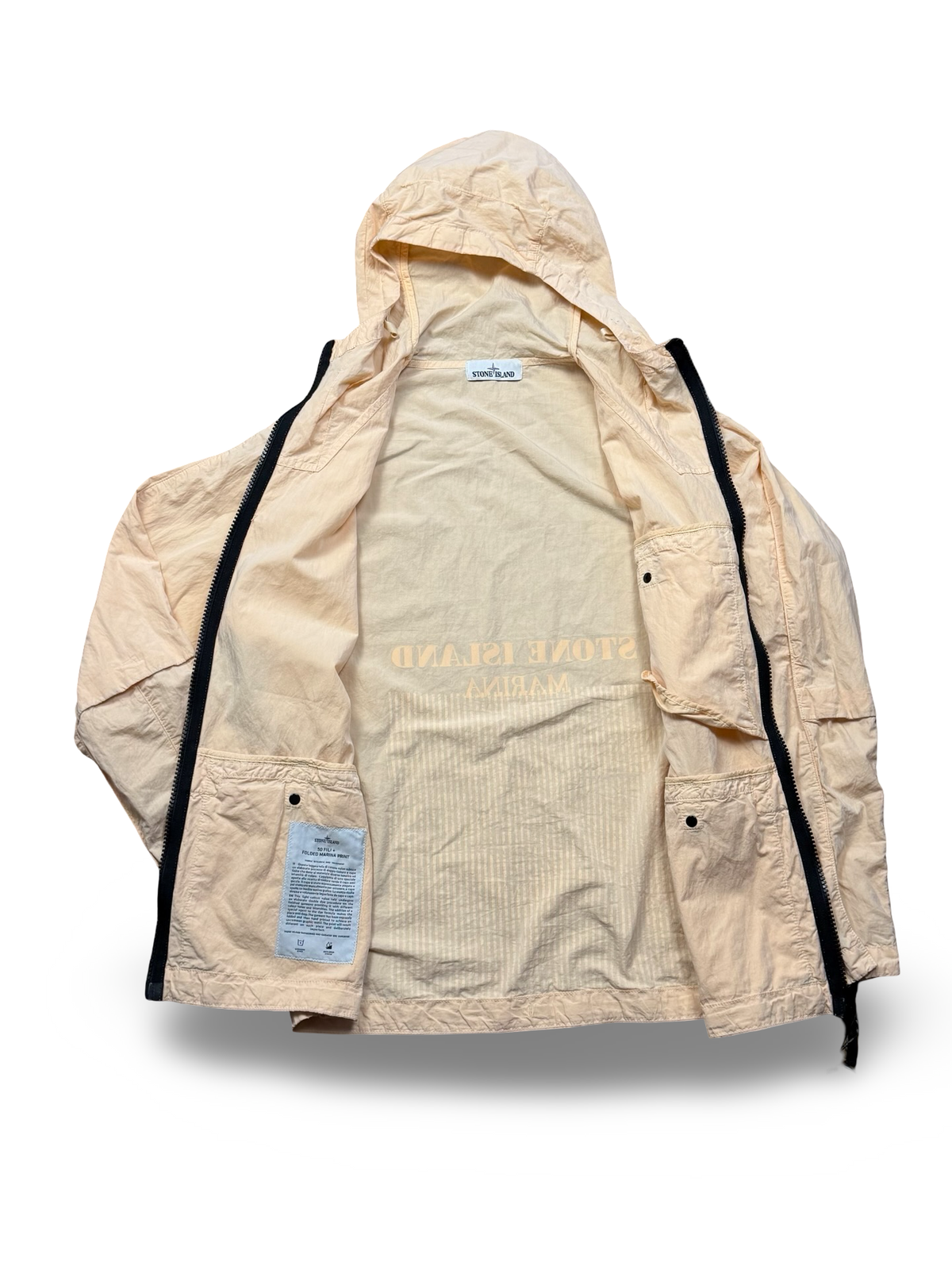 Stone Island 50 Fili + Folded Marina Print