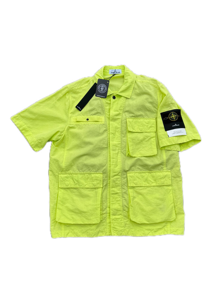 Stone Island Tela Cotone Lino Fiammato-TC BNWT