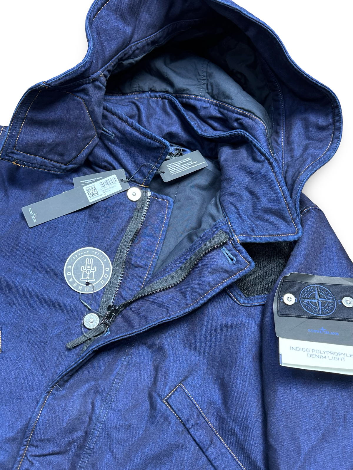 Stone Island Indigo Polypropylene Denim Light