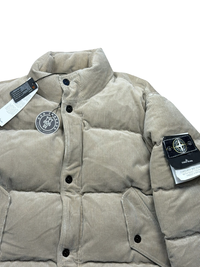 Stone Island Corduroy 800 Down With Dust Colour Frost Finish