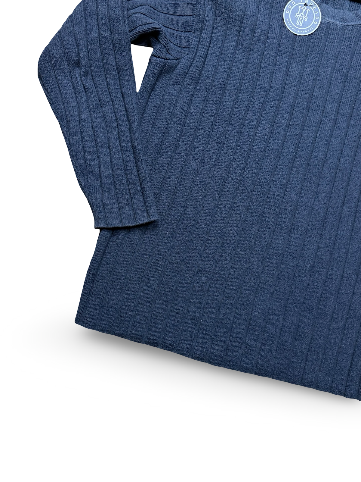 Stone Island Black Ghost Project Ribbed Knit Crewneck