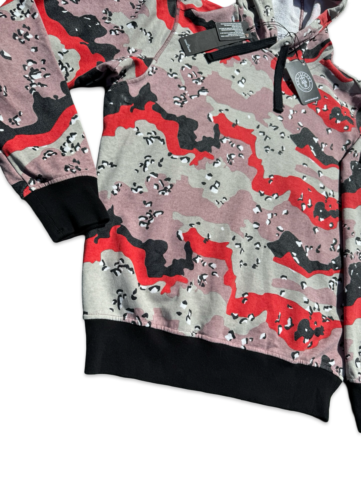 Stone Island Desert Camo Pullover Hoodie