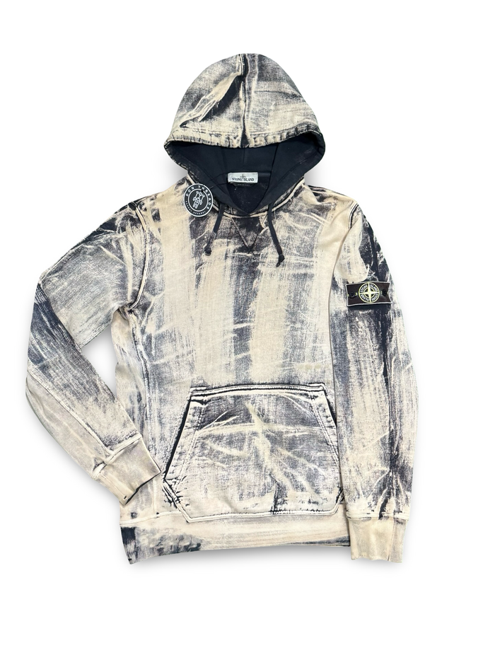 Stone Island Hand Corrosion Pullover Hoodie