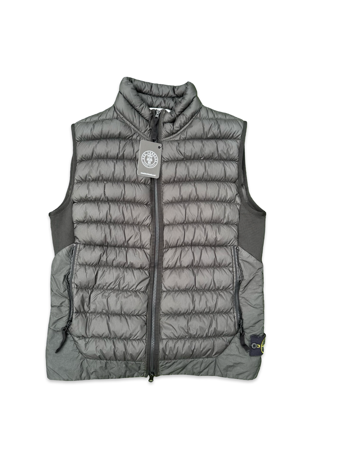 Stone Island Garment Dyed Micro Yarn Down Gilet