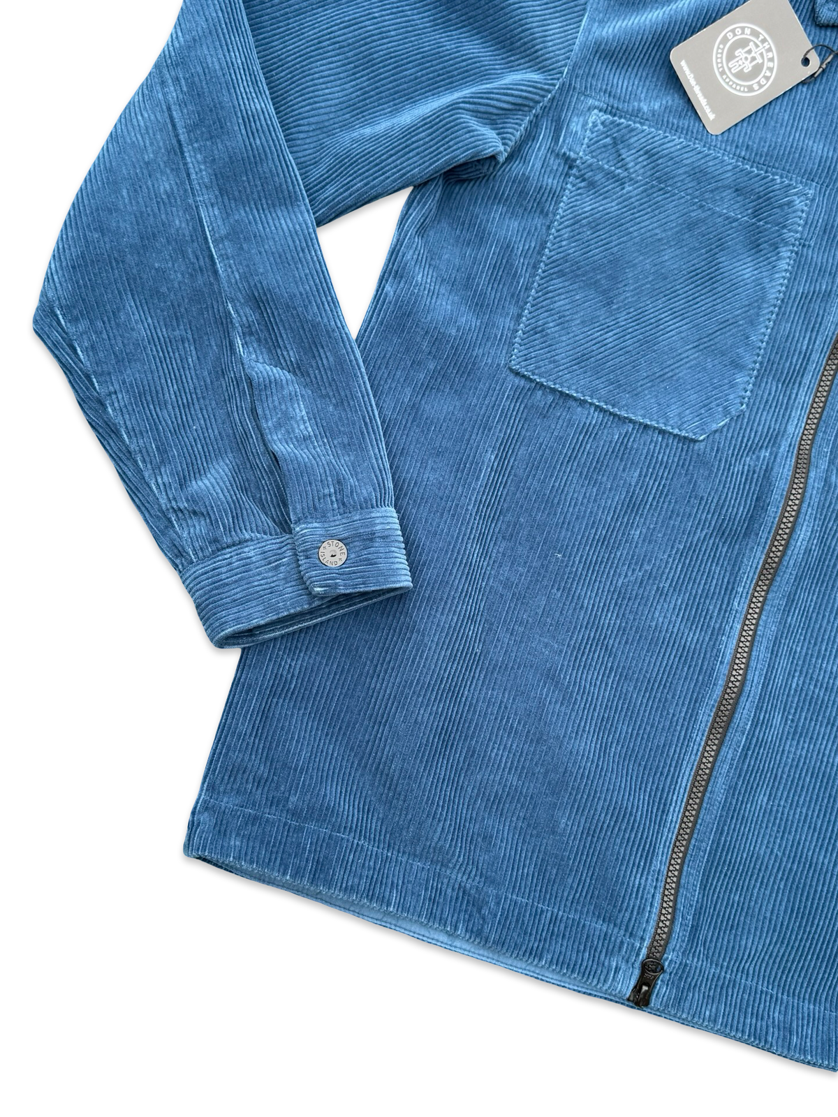 Stone Island Corduroy Zip Up Overshirt
